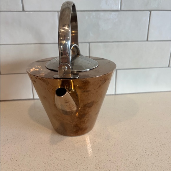 Vintage IL Mulino New York Tea Pot Stainless Steel Infusion - Picture 4 of 10